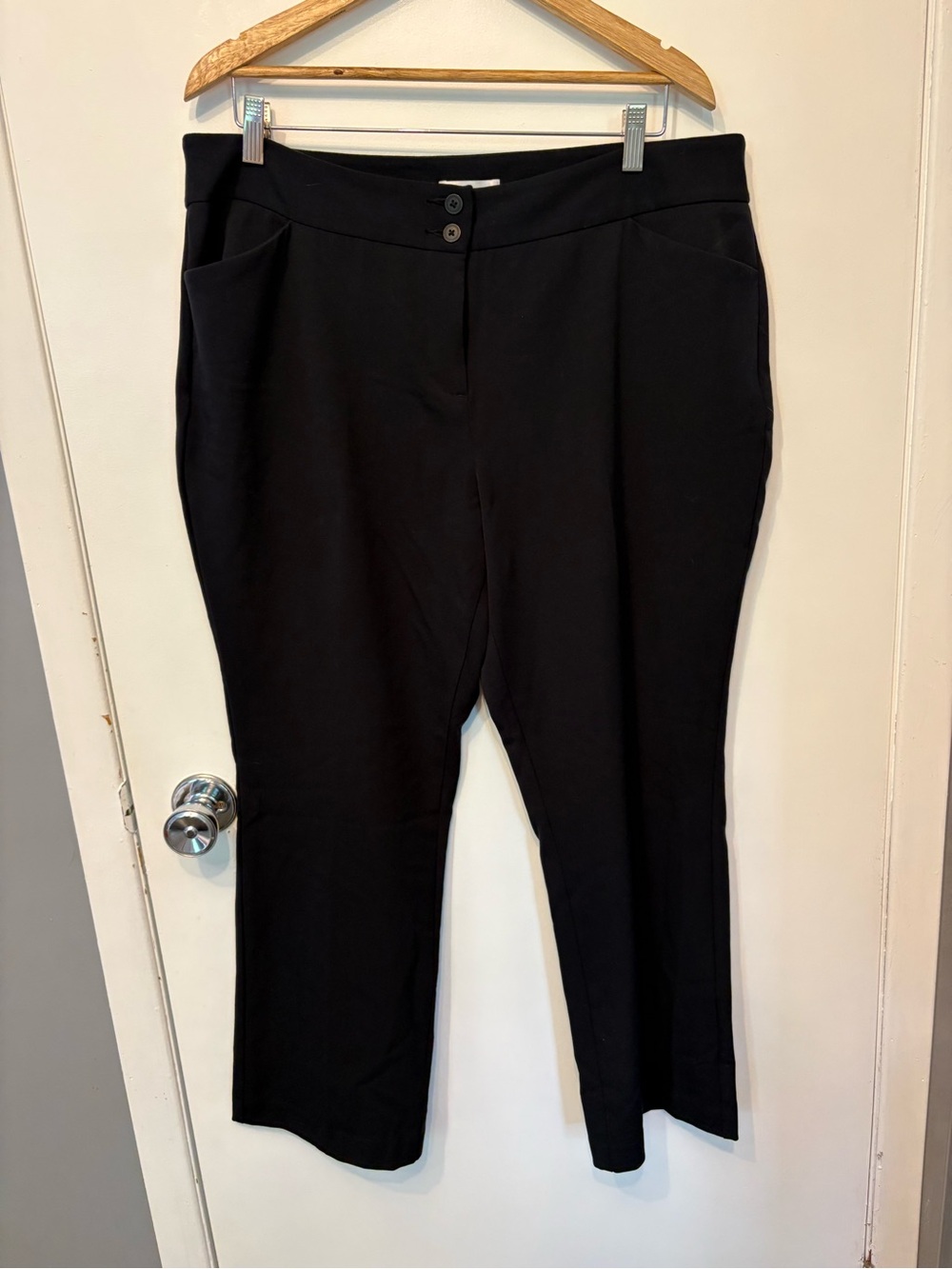 Black Straight leg Pant